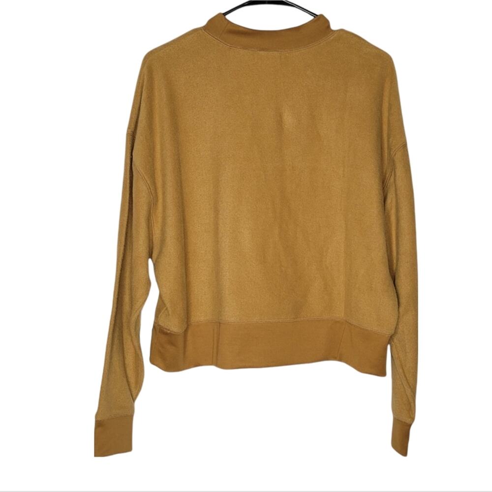 Abound Mock Neck Fleece Pullover Sweater in Tan Dale NEW Women's XL - Picture 3 of 7